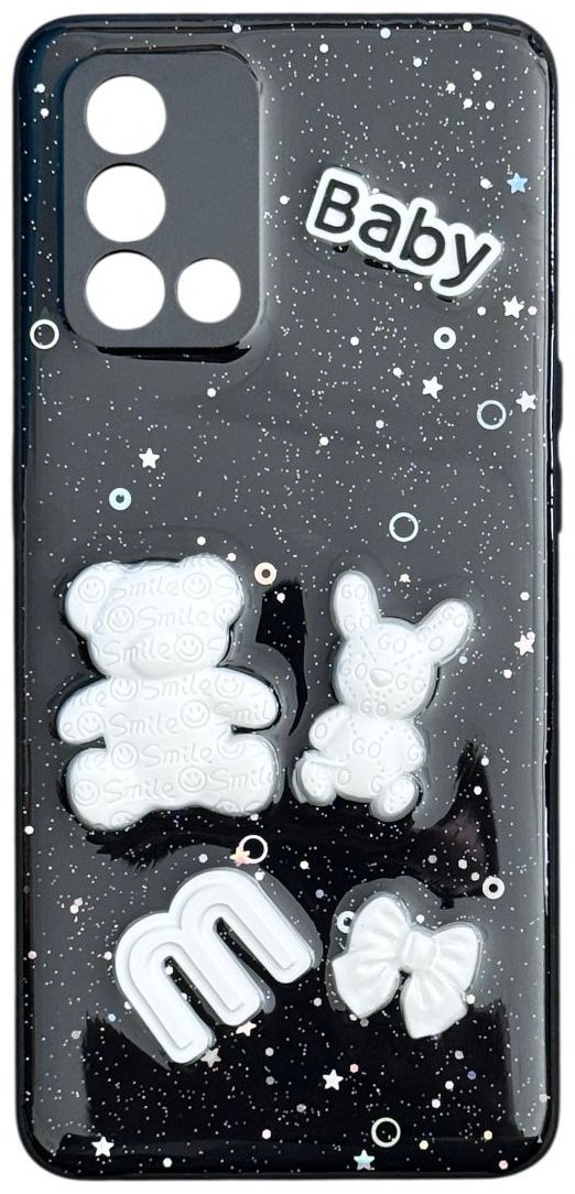 Чехол для OPPO A74 черный купить,992