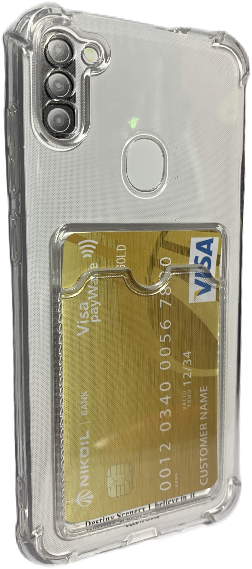 Чехол для Samsung Galaxy A11 прозрачный - ForteMarket Чехол для Samsung Galaxy A11 прозрачный купить,360