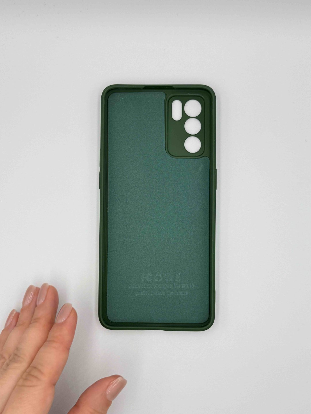 Чехол для OPPO Reno 6, A74, A95 зеленый купить,950