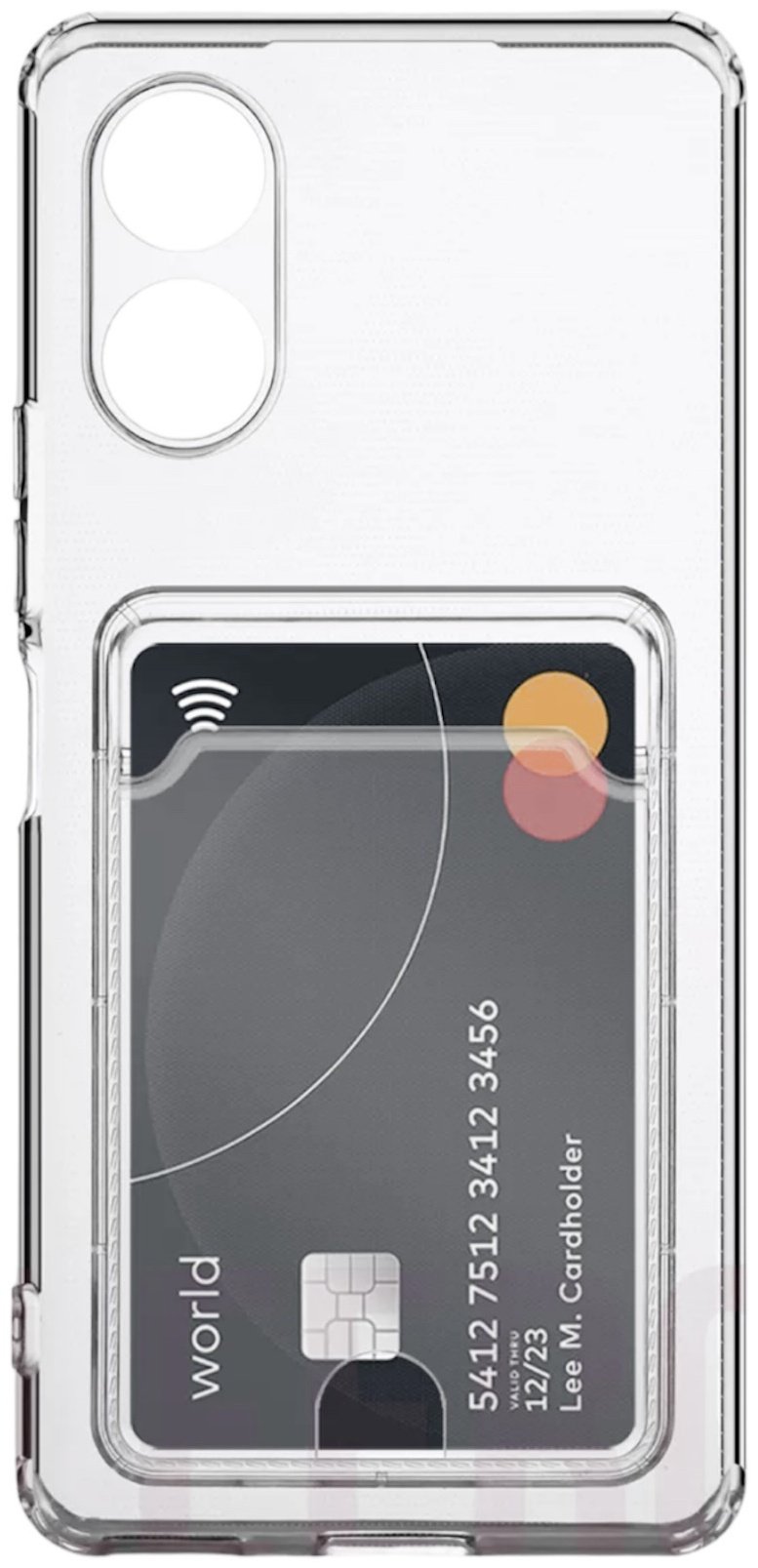 Чехол для OPPO A17, A17k прозрачный купить,754