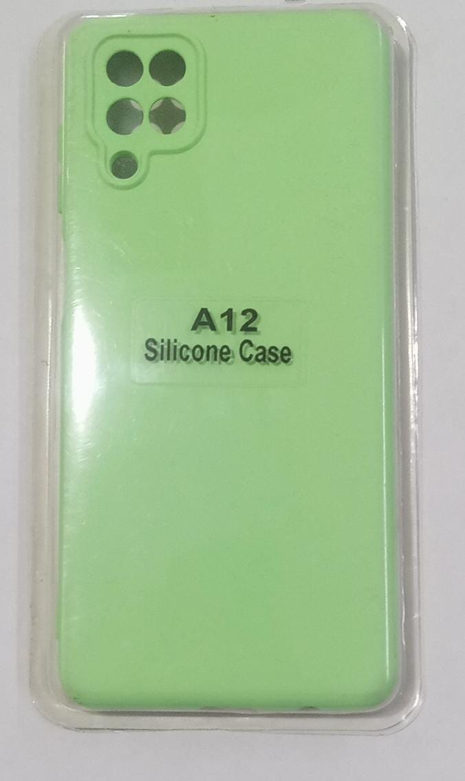Чехол для Samsung Galaxy A12 зеленый купить,962