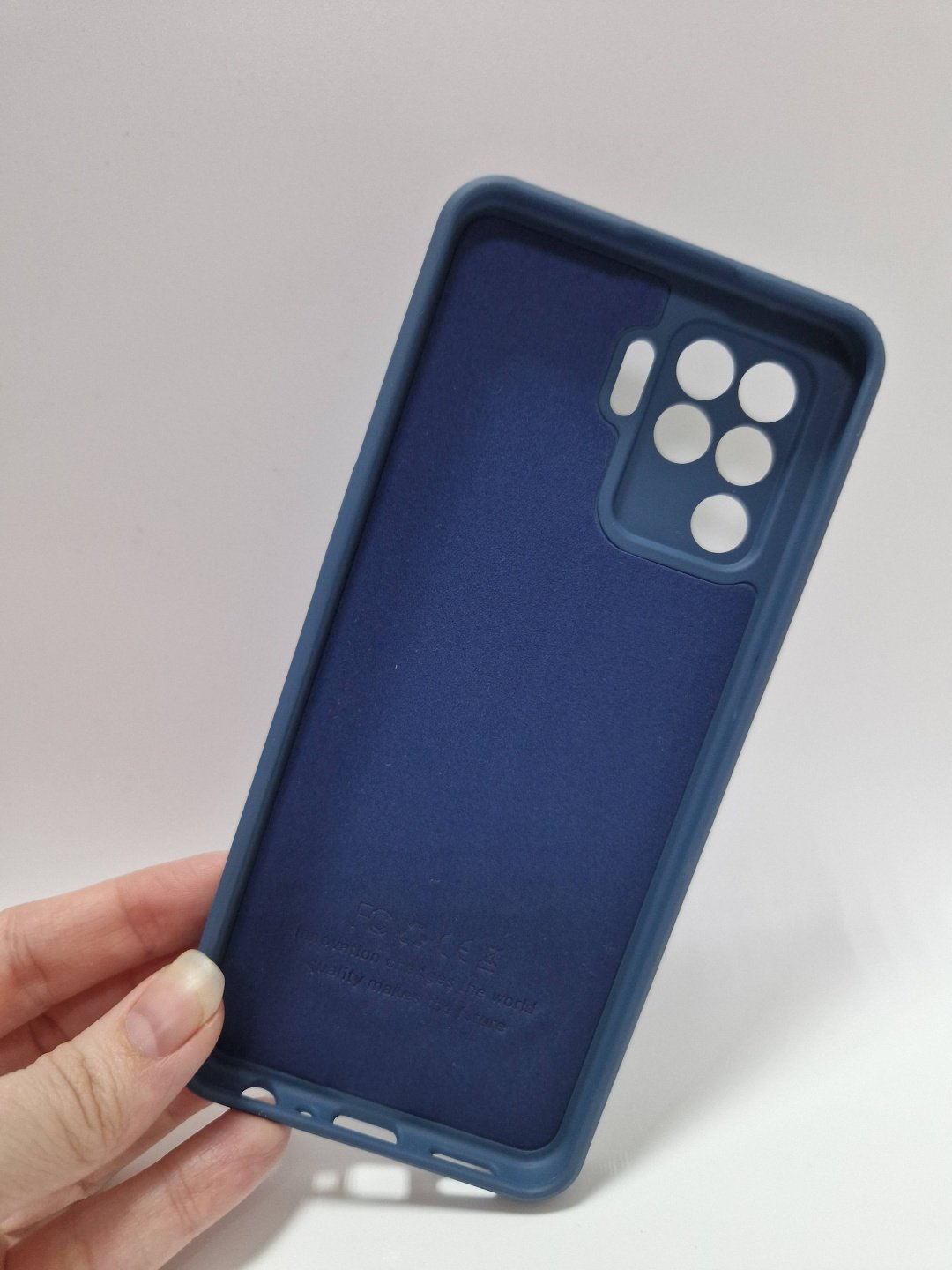Чехол для OPPO Reno 5 lite синий - ForteMarket Чехол для OPPO Reno 5 lite синий купить,999
