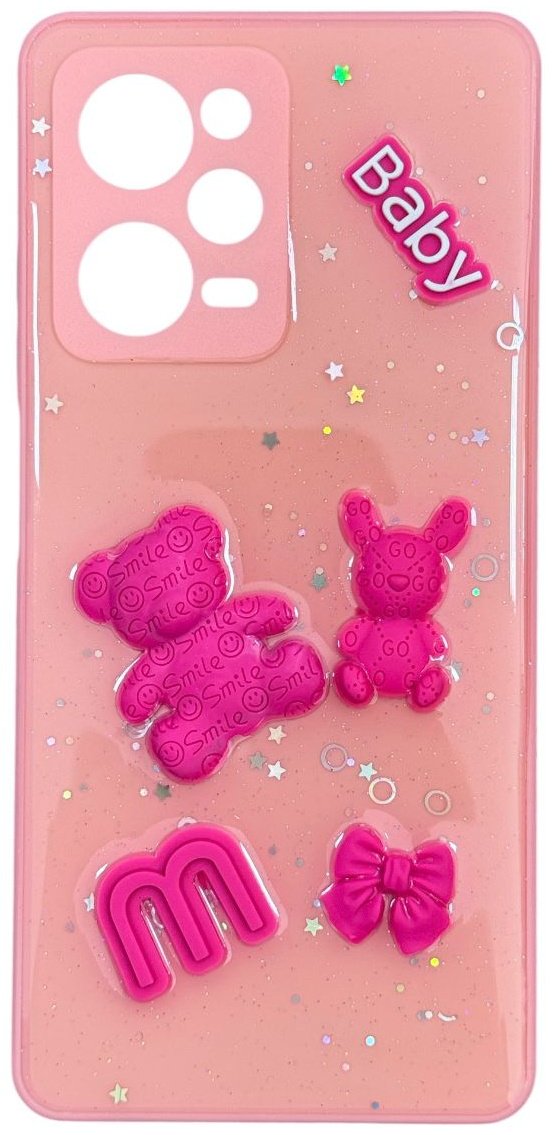 Чехол для POCO X5 Pro розовый купить,992