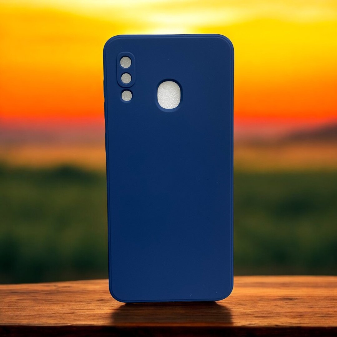 Чехол для Samsung Galaxy A20, Galaxy A30 синий купить,586