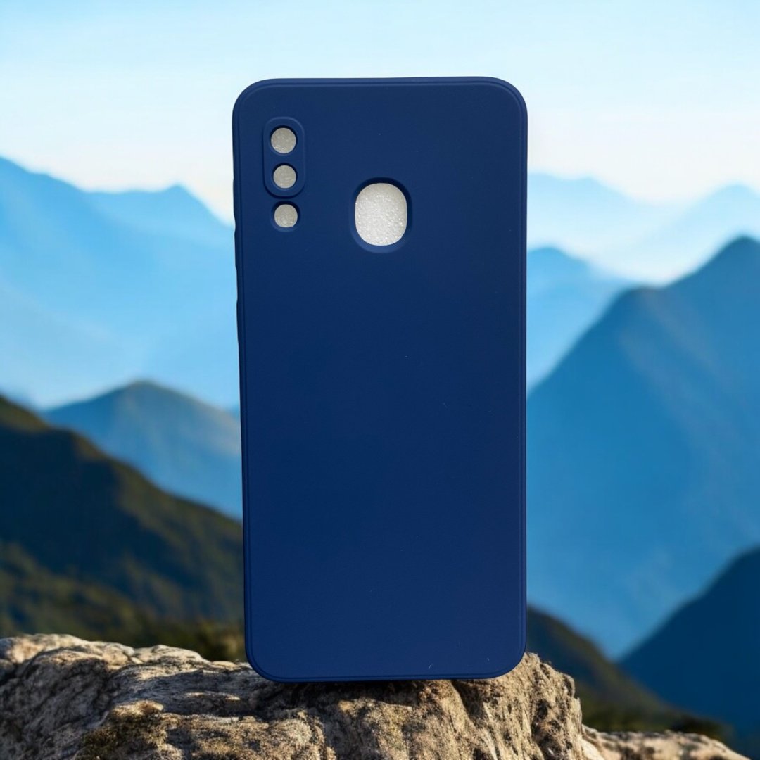 Чехол для Samsung Galaxy A20, Galaxy A30 синий купить,586