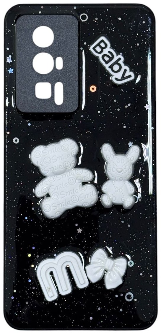 Чехол для POCO F5 Pro черный купить,1700