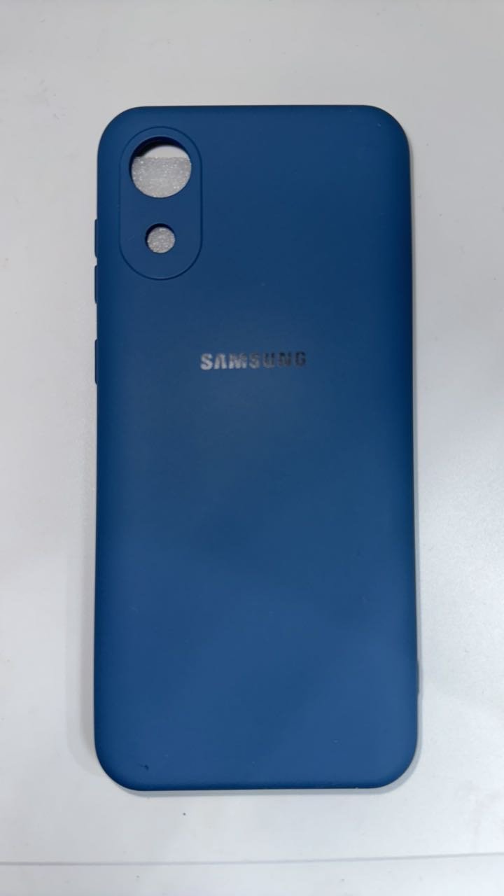 Чехол для Samsung Galaxy A03 core синий купить,857