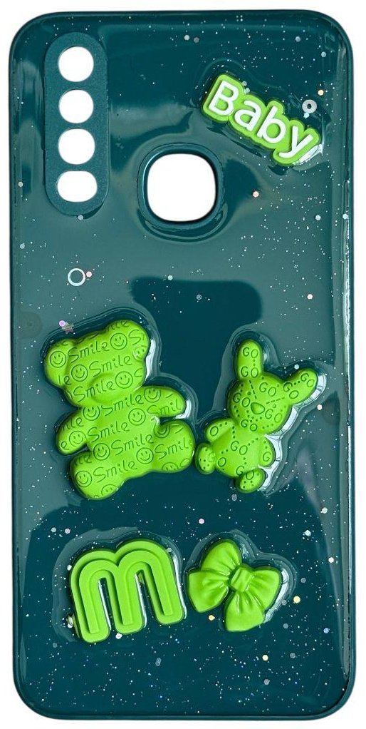 Чехол для Samsung Galaxy A20s зеленый купить,992