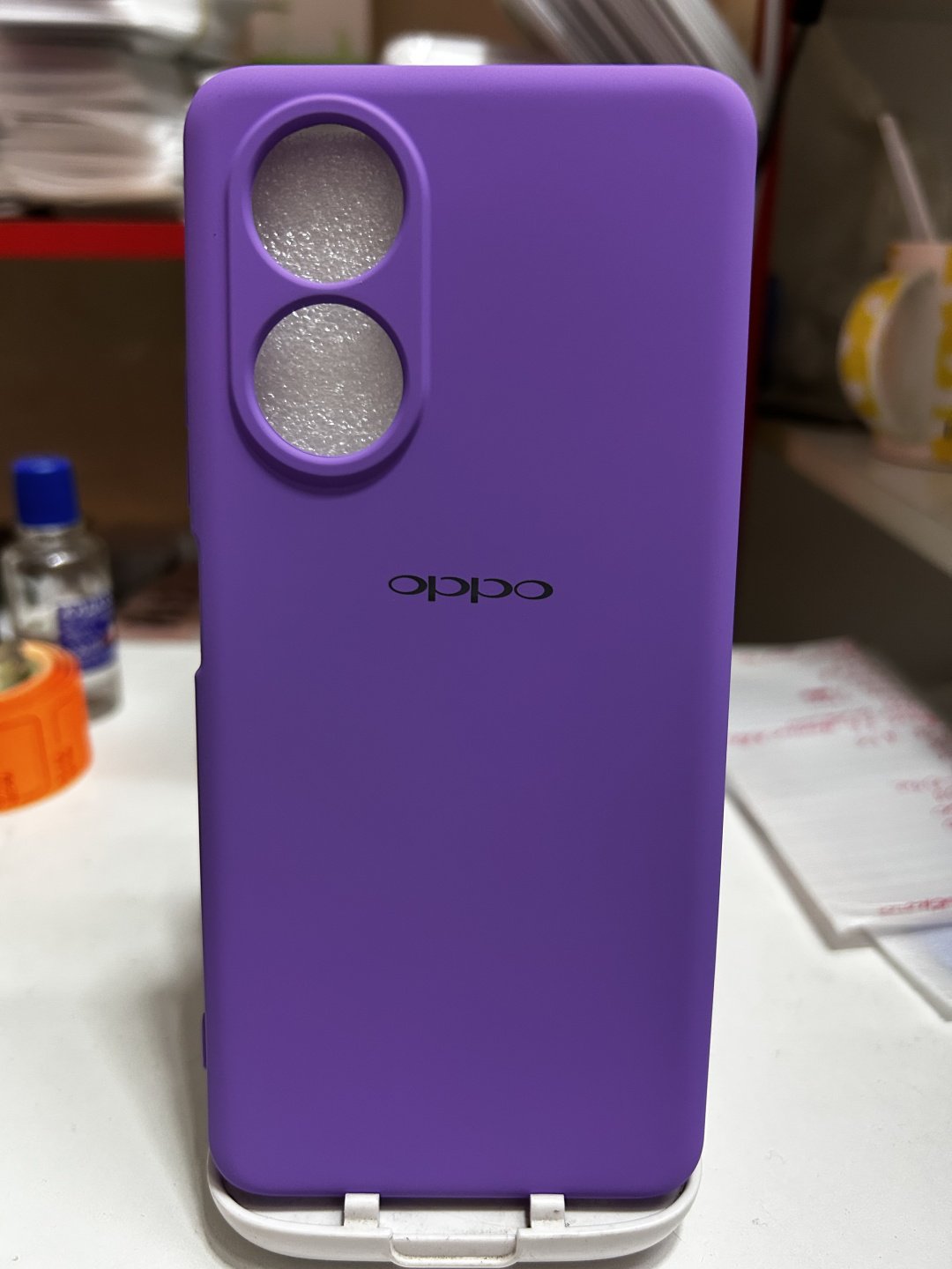 Чехол для OPPO A58 фиолетовый купить,801