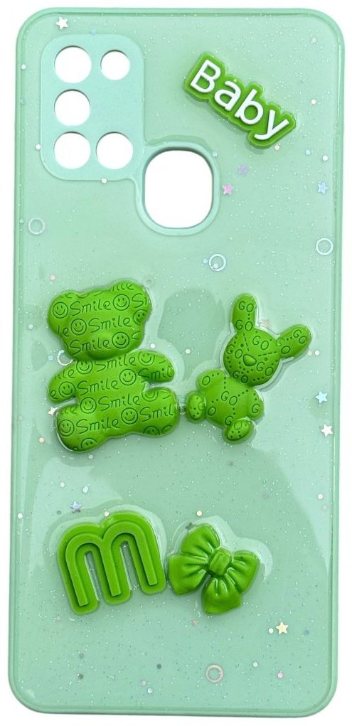 Чехол для Samsung Galaxy A21s светло-зеленый купить,992