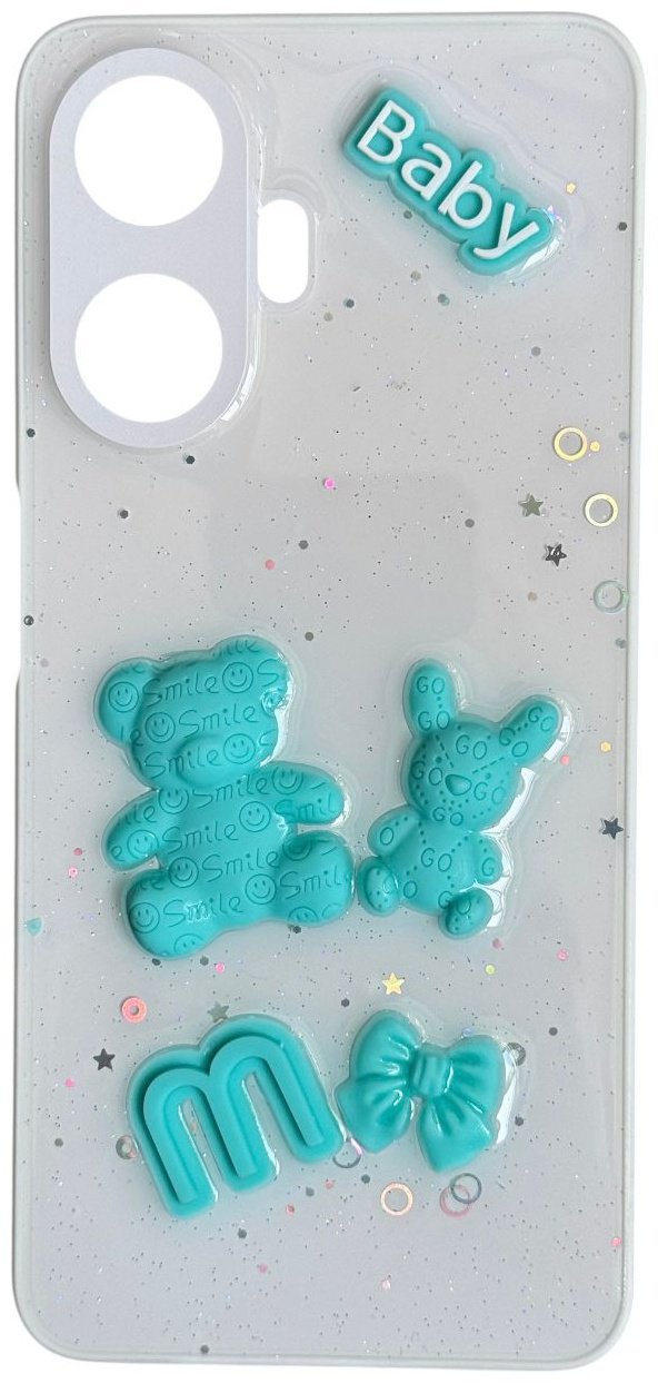 Чехол для Realme C55 белый купить,992