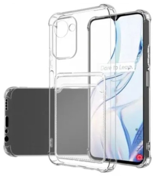 Чехол для Realme C30, C30s прозрачный купить,754