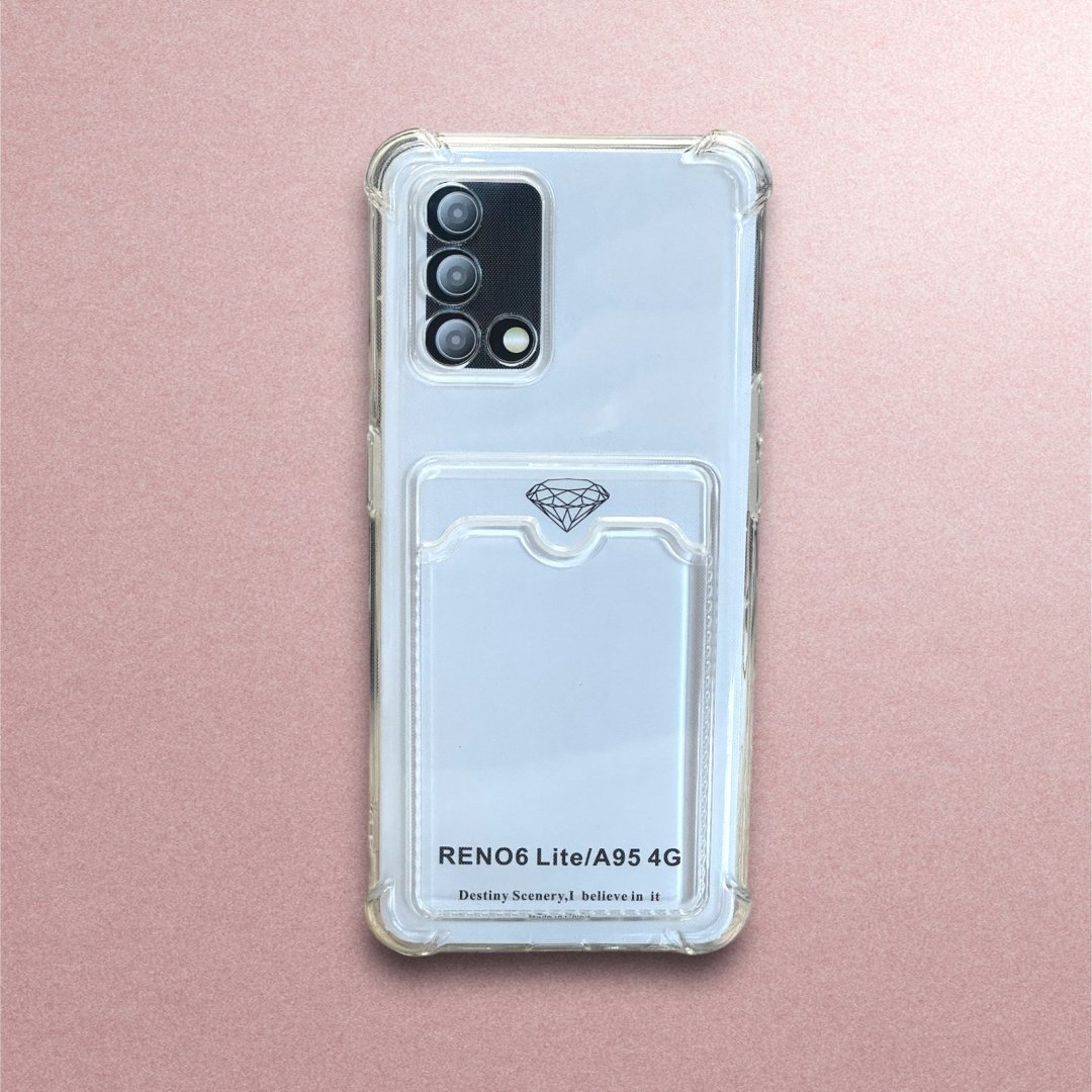 Чехол для OPPO Reno 6 Lite, A95 прозрачный купить,754