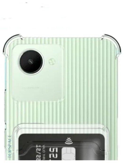 Чехол для Realme C30, C30s прозрачный купить,754