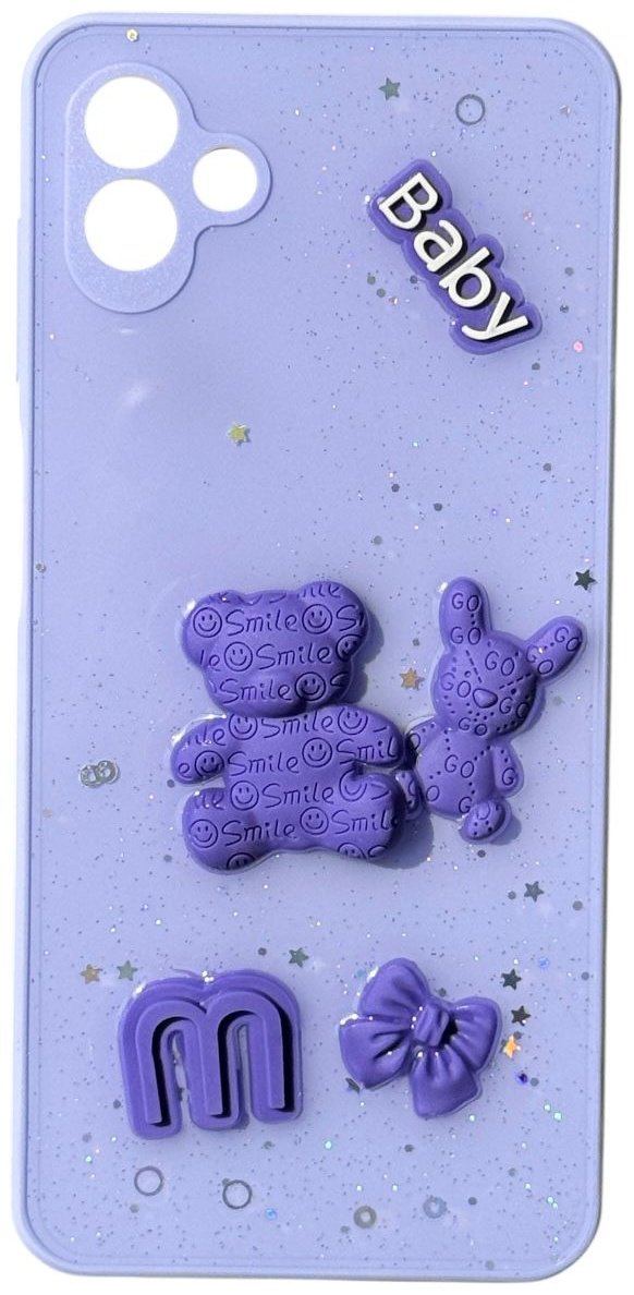 Чехол для Samsung Galaxy A04 сиреневый купить,992