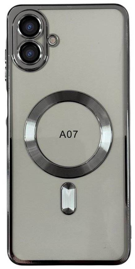 Чехол для Samsung Galaxy A07 серебристый купить,996