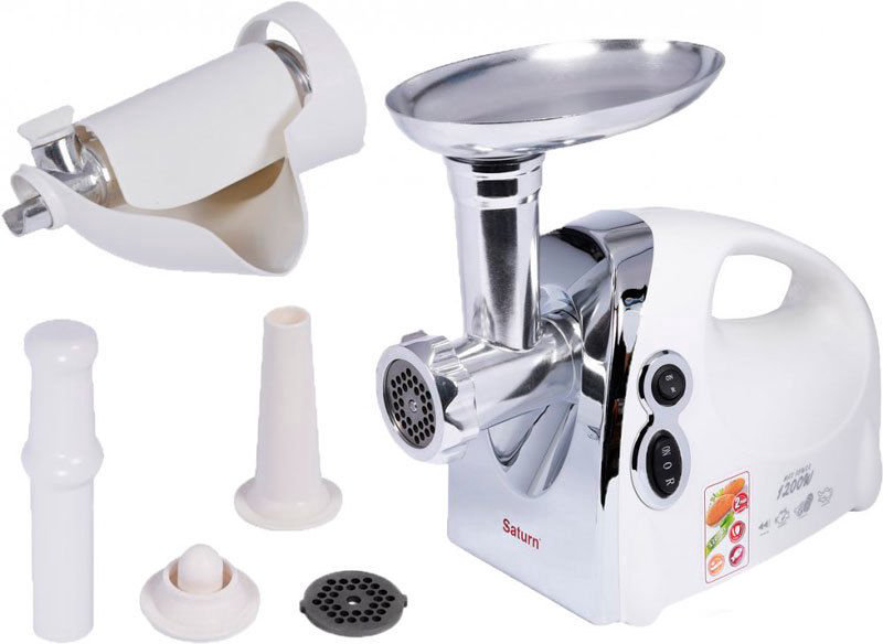 Мясорубка Saturn  белая купить,35000