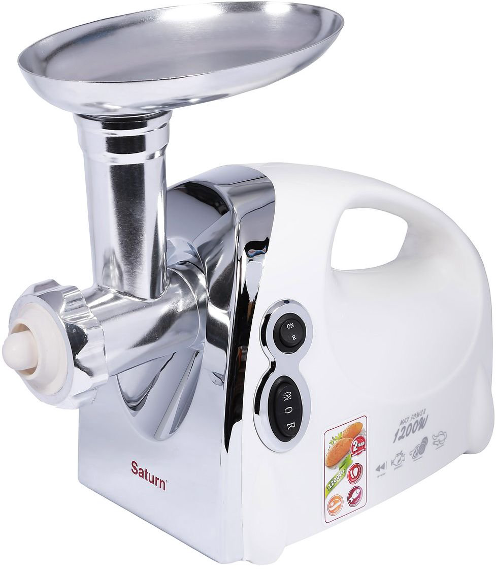 Мясорубка Saturn  белая купить,35000