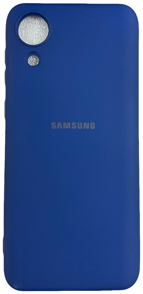 Чехол для Samsung Galaxy A03 core синий купить,900