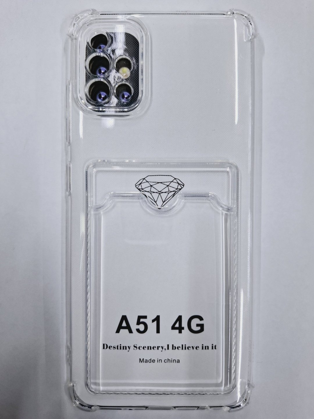 Чехол для Samsung Galaxy A51 прозрачный купить,669