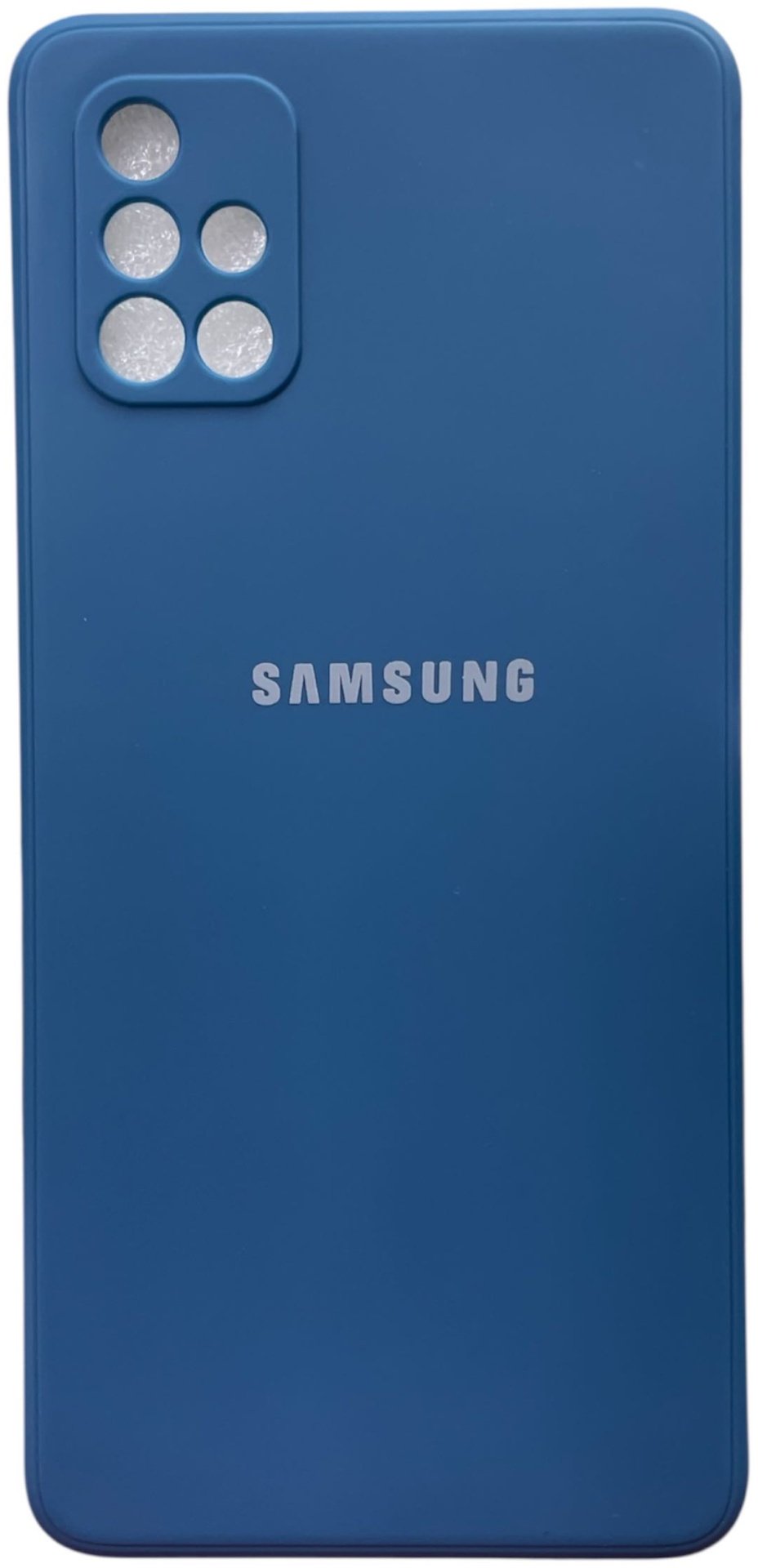 Чехол для Samsung Galaxy A71 синий купить,939