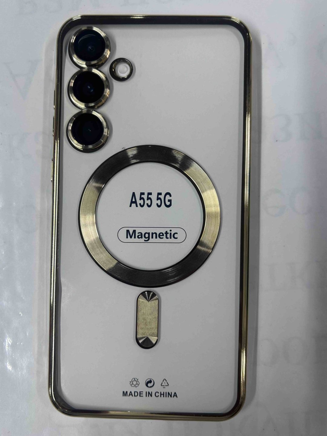 Чехол для Samsung Galaxy A55 золотой купить,999