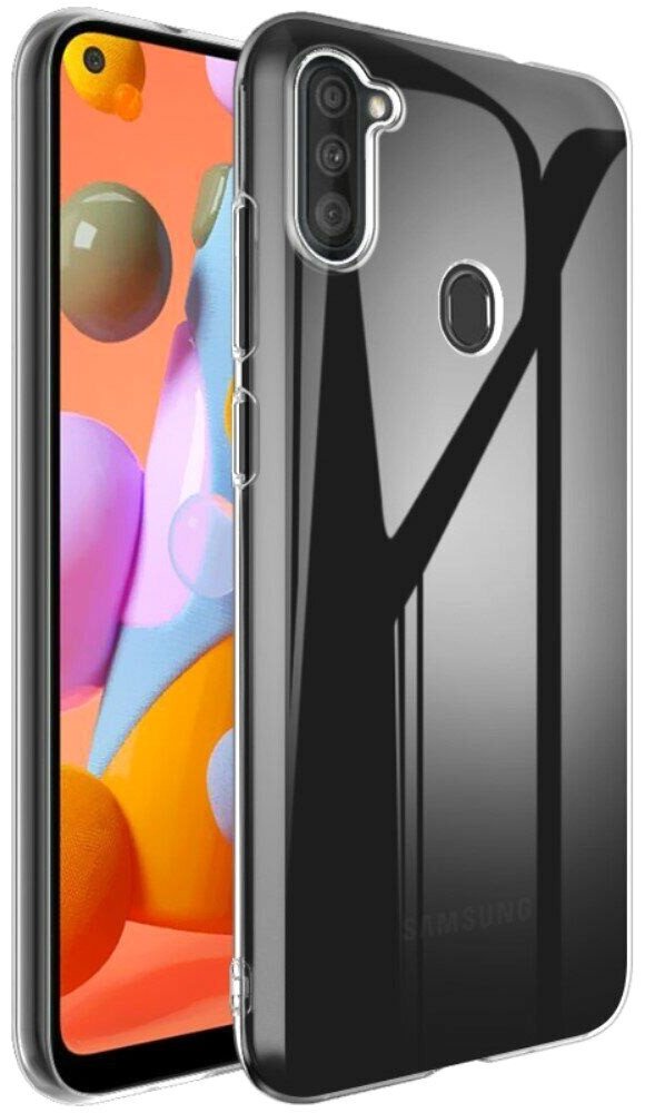 Чехол для Samsung Galaxy A11, Galaxy M11 прозрачный купить,382