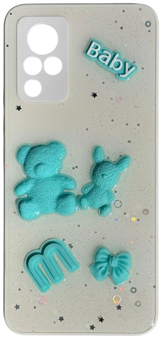 Чехол для Vivo V21 белый купить,992
