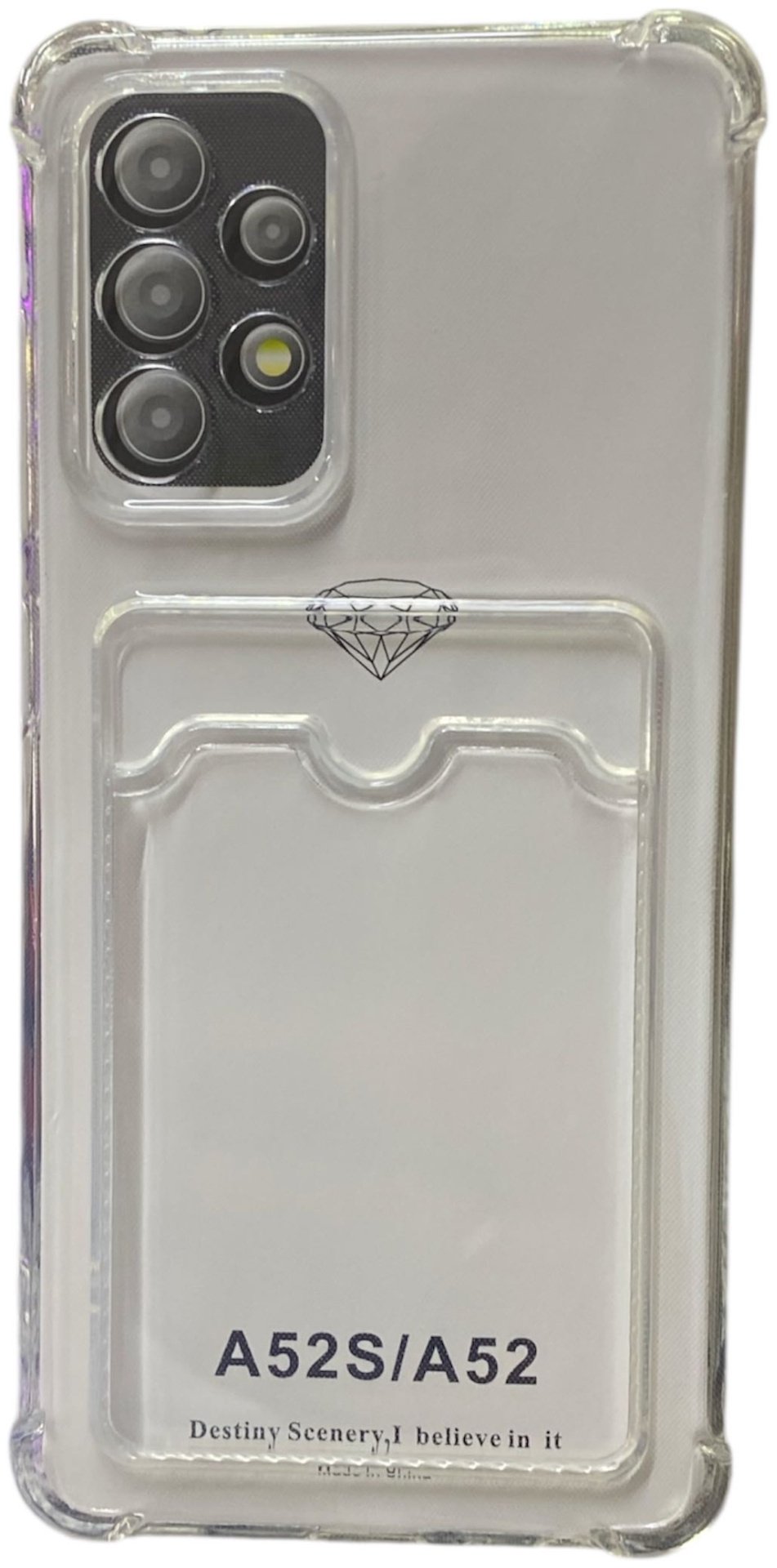 Чехол для Samsung Galaxy A52, Galaxy A52s прозрачный купить,756