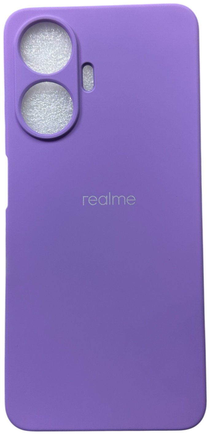 Чехол для Realme C55 сиреневый - ForteMarket Чехол для Realme C55 сиреневый купить,900