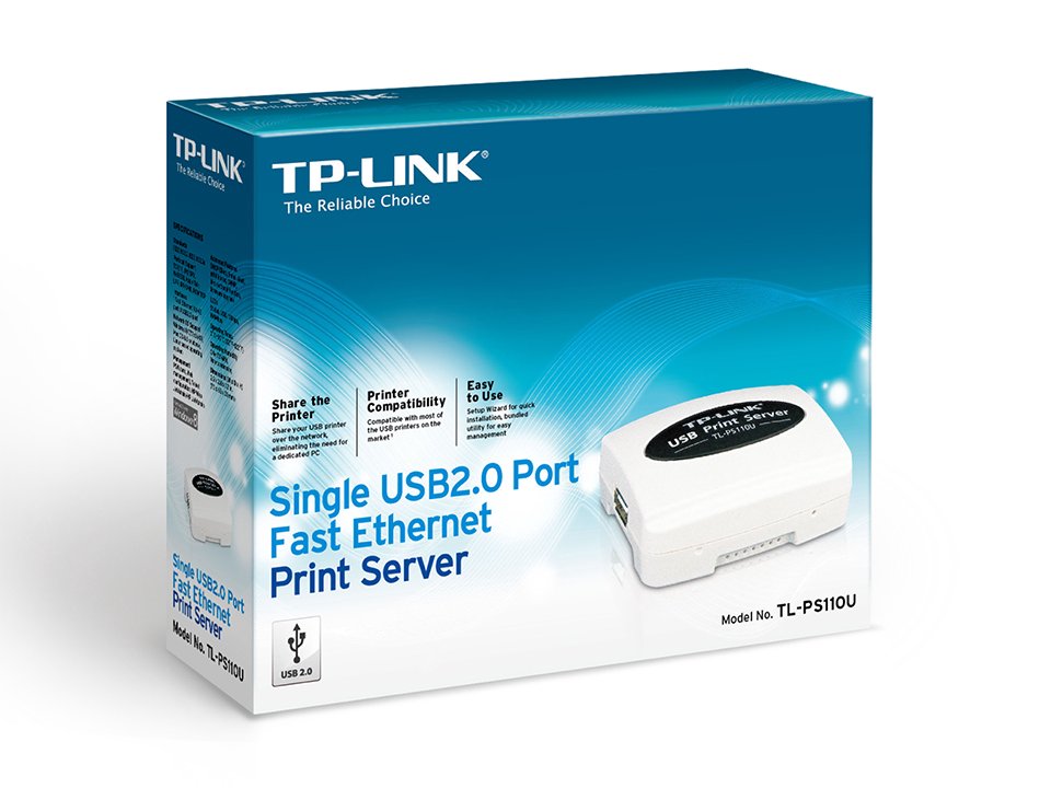 Принт сервер Tp-Link TL-PS110U белый
