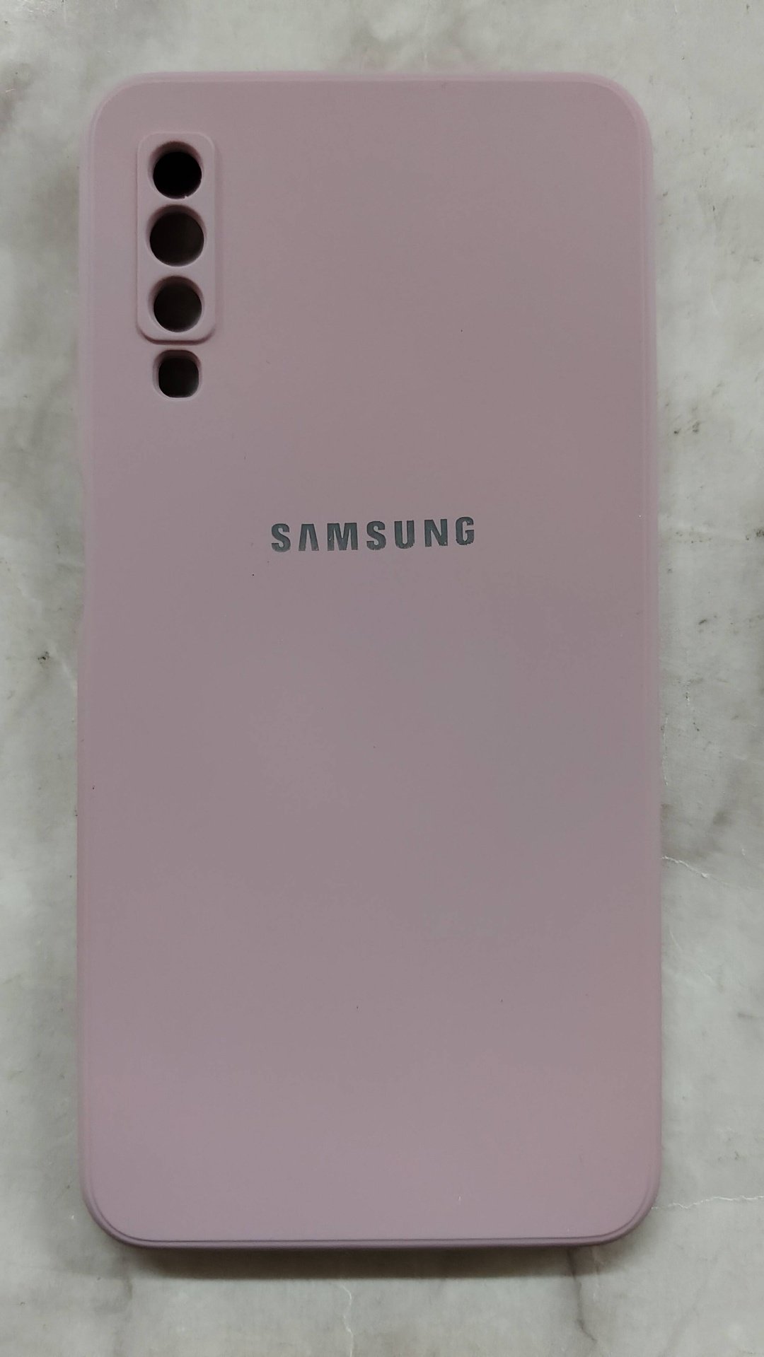 Чехол для Samsung Galaxy A7 (2018) пудровый купить,999