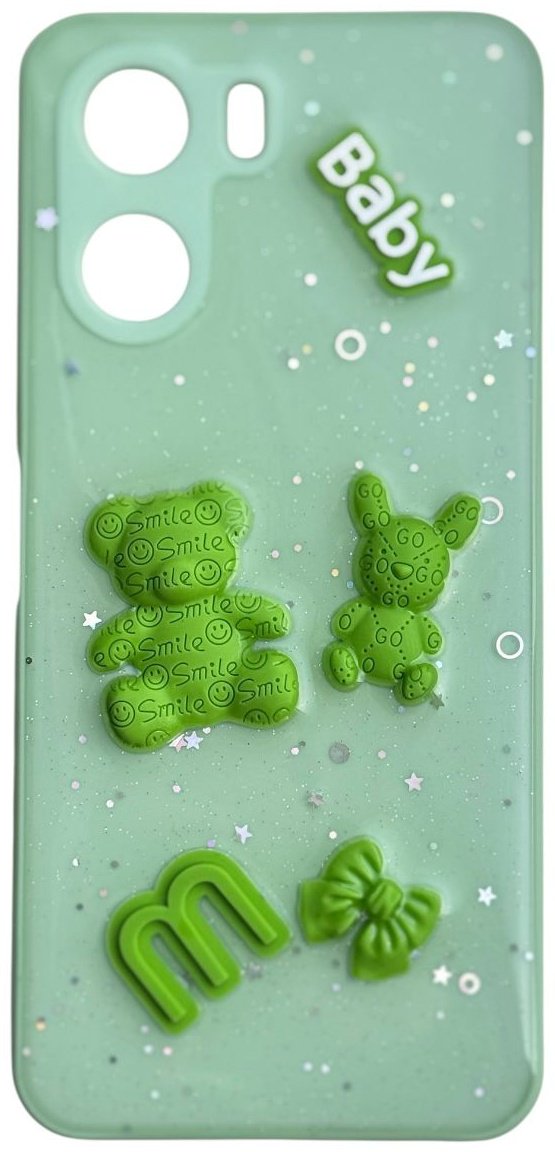 Чехол для Vivo Y16 зеленый купить,990
