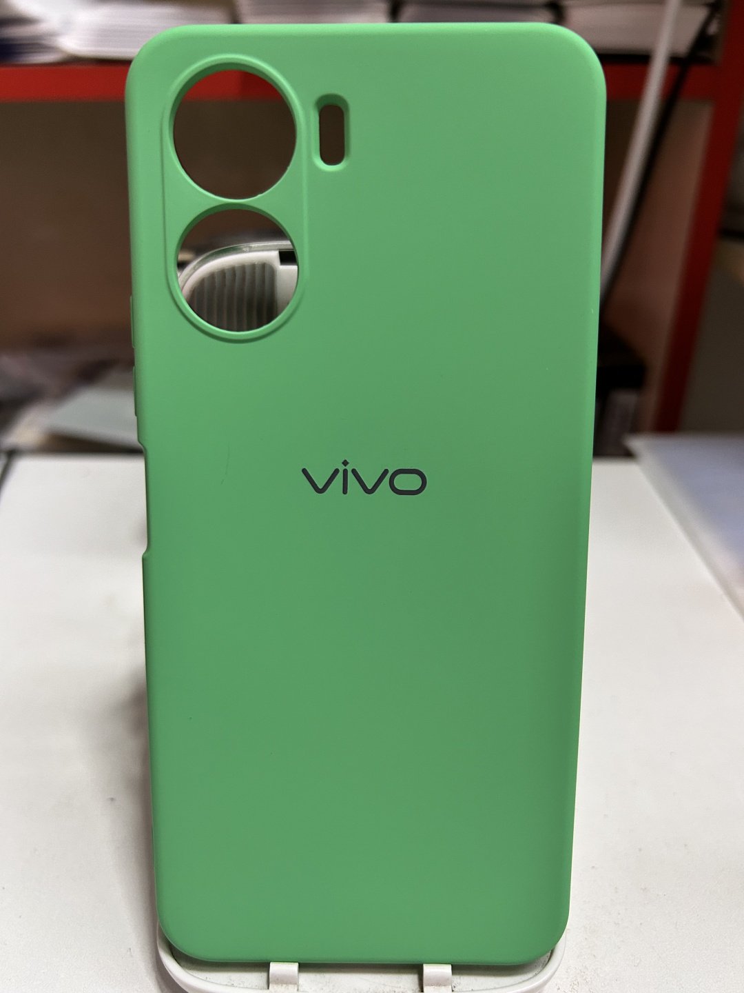 Чехол для Vivo Y16 зеленый купить,883