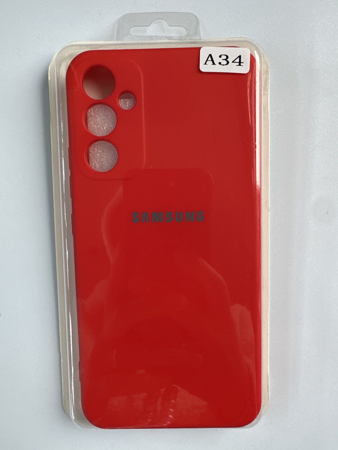 Чехол для Samsung Galaxy A34 красный купить,999