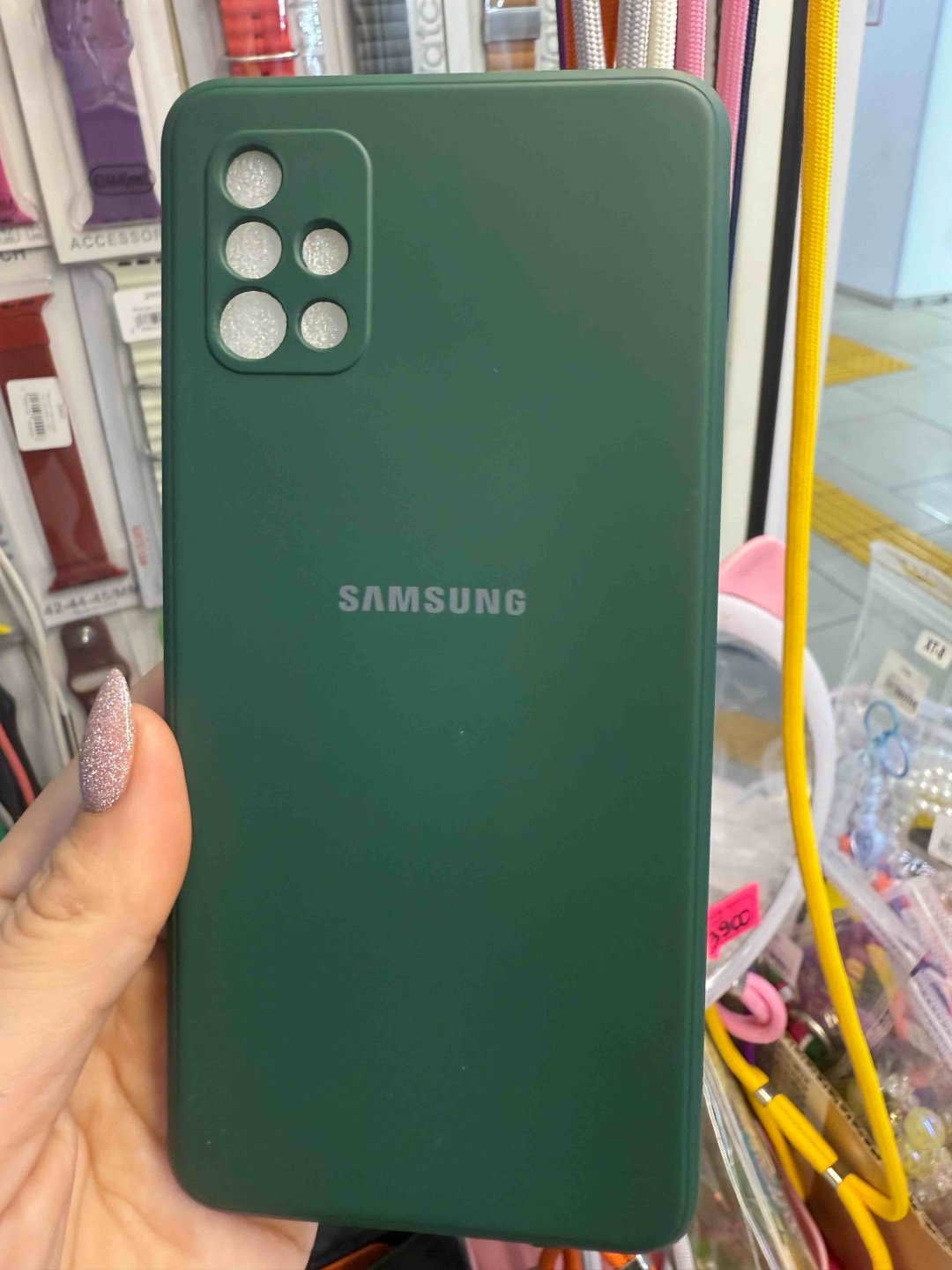 Чехол для Samsung Galaxy A51 зеленый купить,950