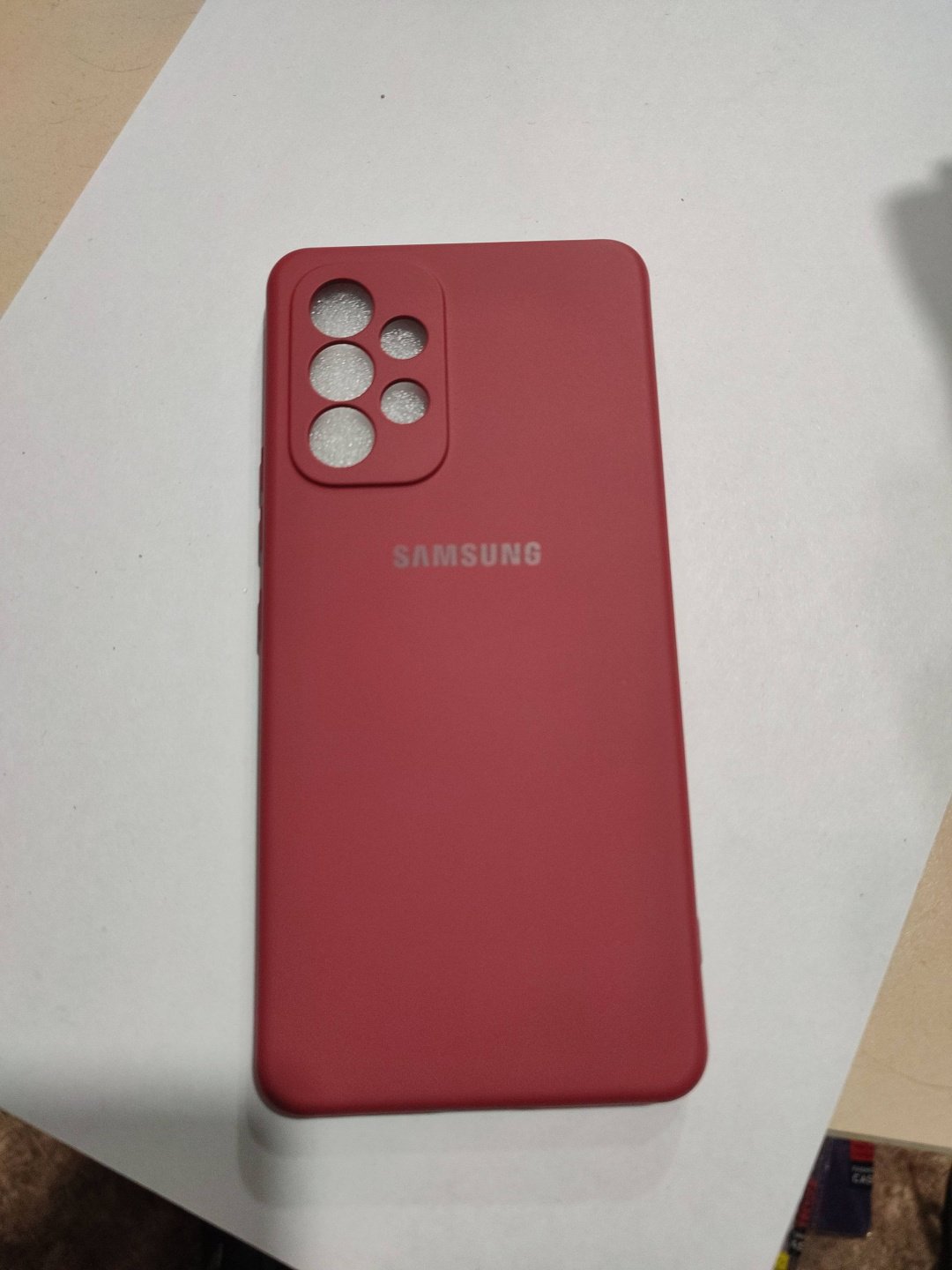 Чехол для Samsung Galaxy A53 красный купить,549