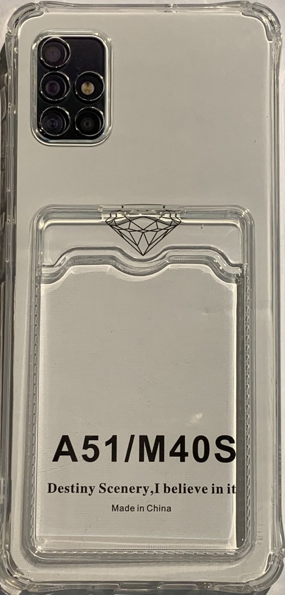 Чехол для Samsung Galaxy A51 прозрачный купить,654