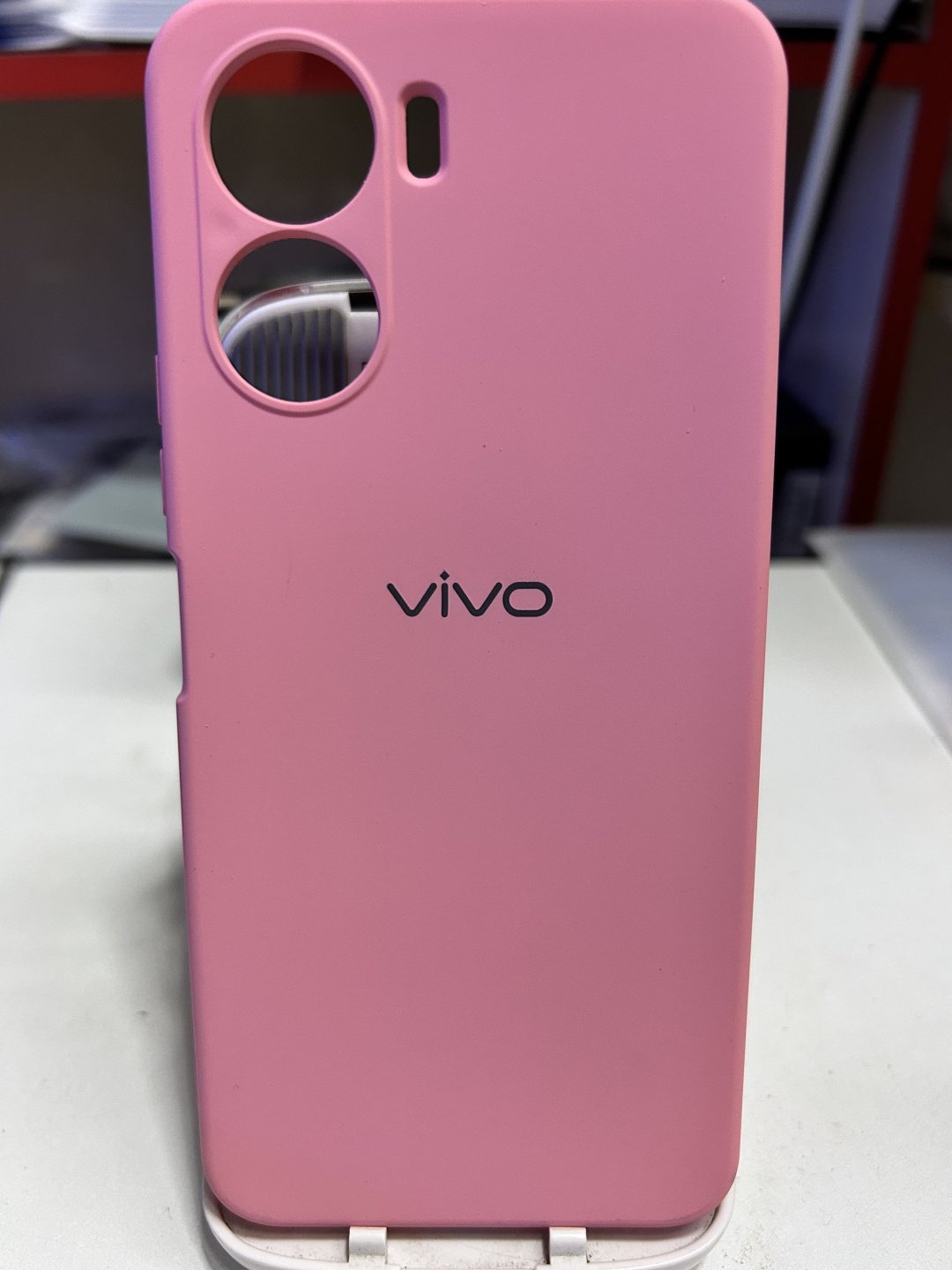 Чехол для Vivo Y16 розовый купить,893