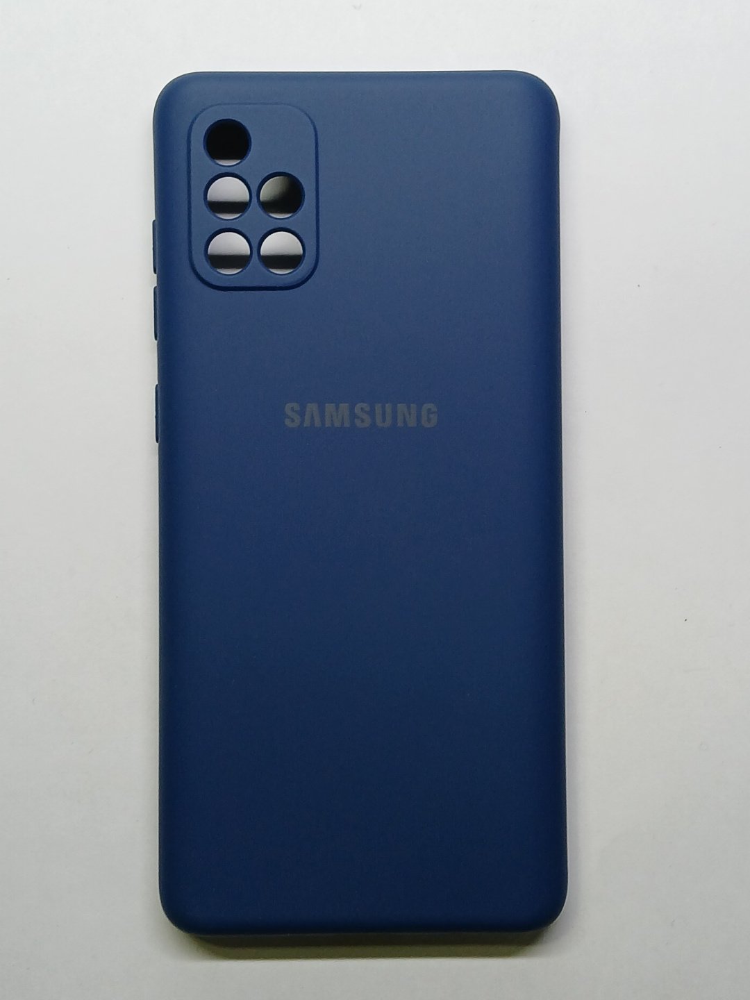 Чехол для Samsung Galaxy A71 синий купить,979