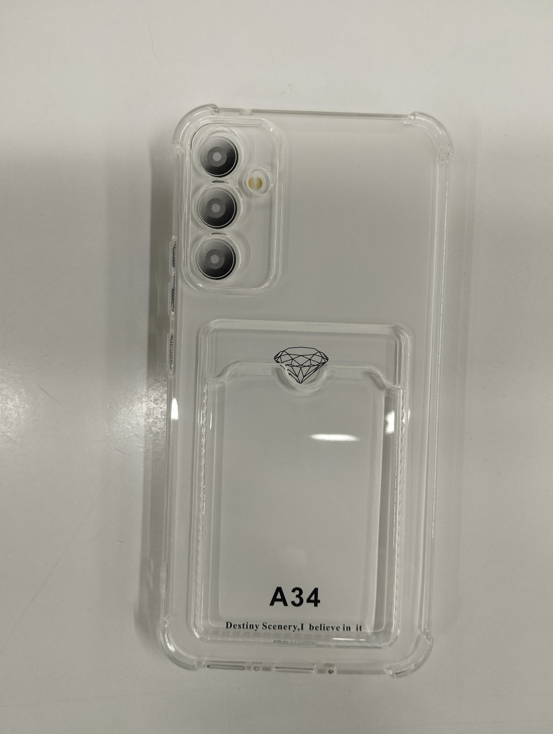 Чехол для Samsung Galaxy A34 прозрачный купить,769
