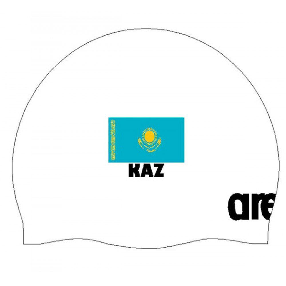 Шапочка для плавания Arena Kazakhstan Ultra L белая купить,NaN