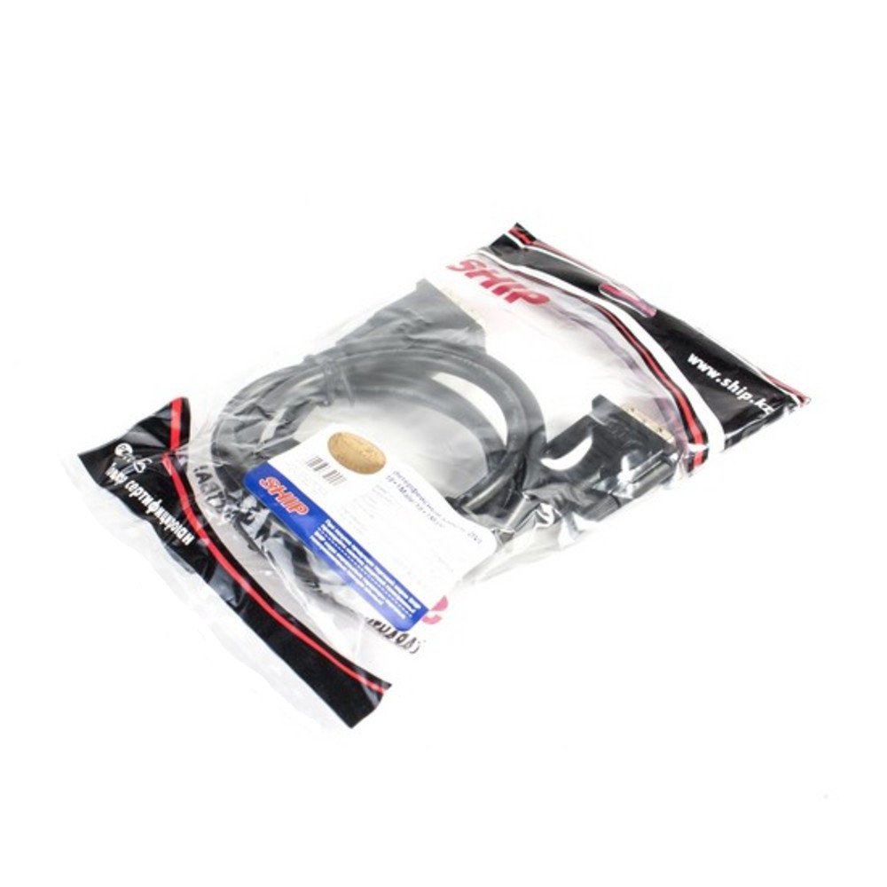 Кабель Ship DV002-1.5P DVI 1.5м черный купить,NaN