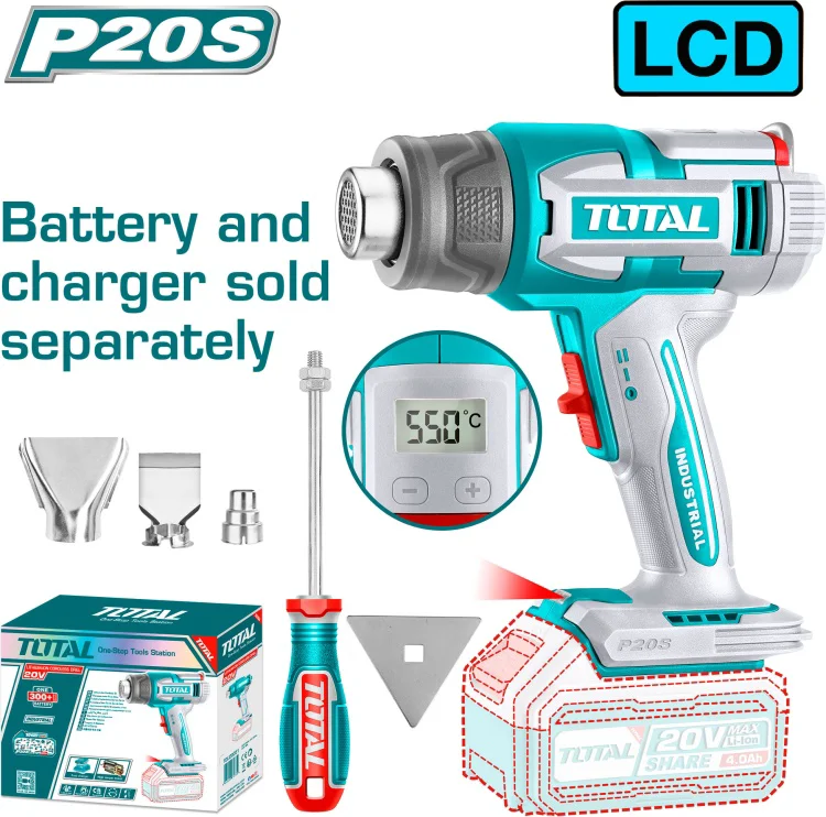 Фен строительный Total TBLI2003 20V купить,NaN
