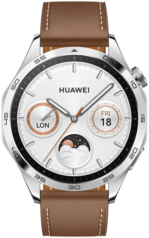 Смарт-часы Huawei Watch GT 4 PNX-B19 46mm Brown Leather Strap купить,0