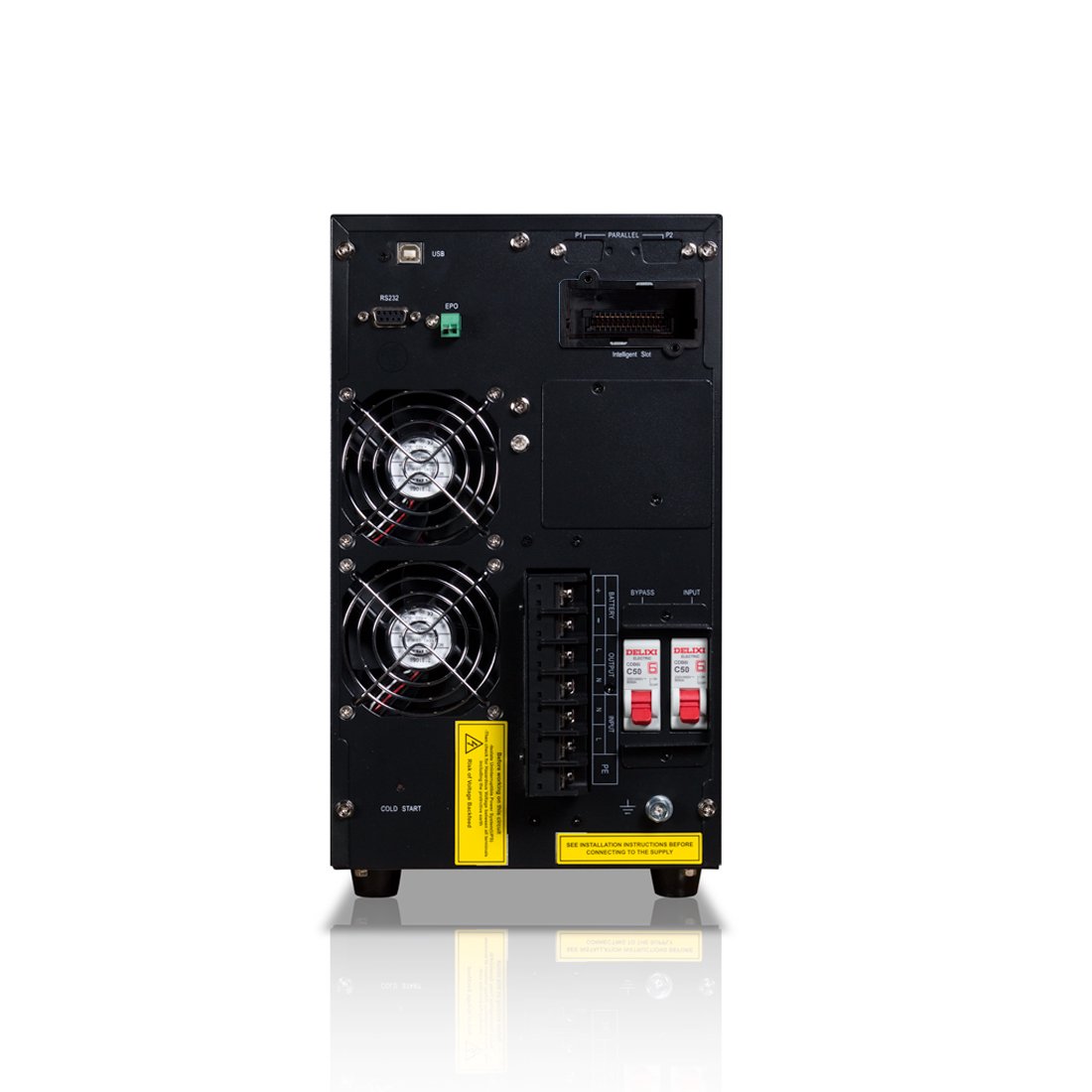 Источник бесперебойного питания SVC PTX-10KL-LCD черный купить,0