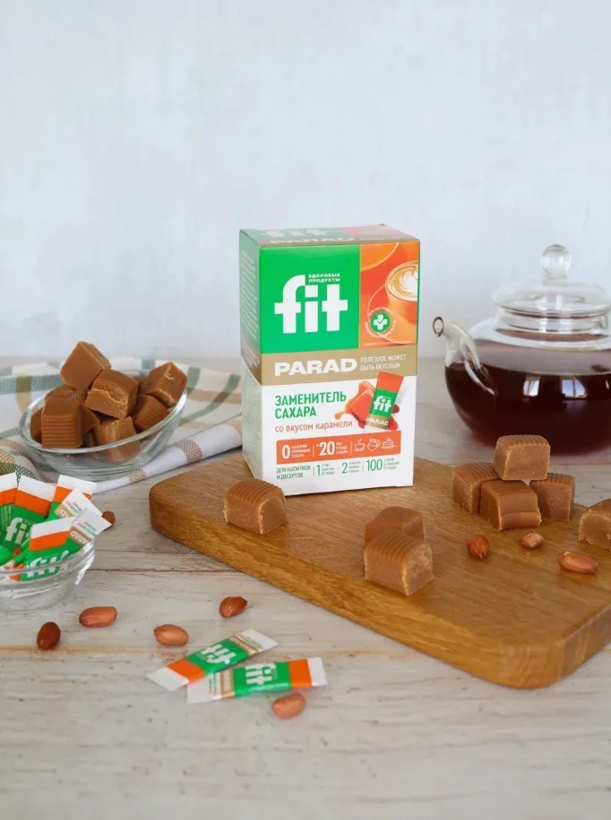 Сахарозаменитель Fit Parad №17 карамель 100 стиков купить,NaN
