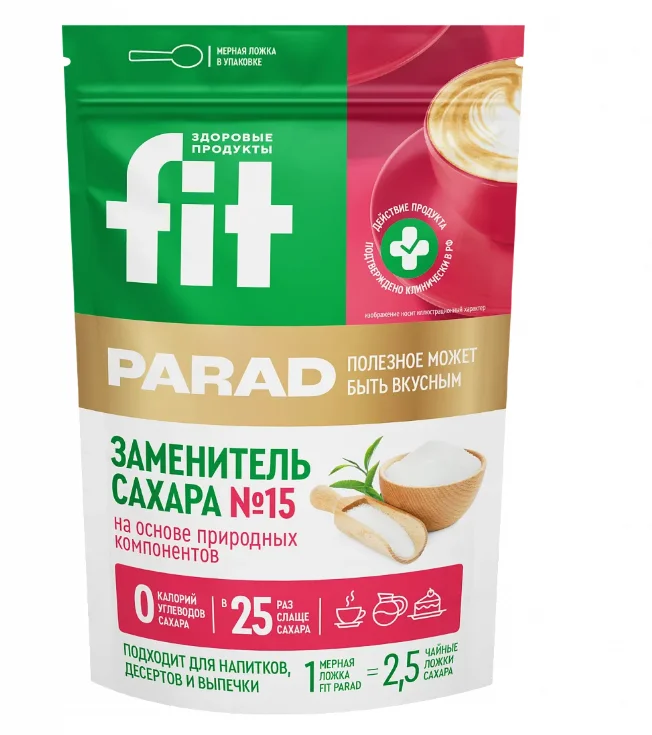 Сахарозаменитель Fit Parad №15 200гр купить,NaN