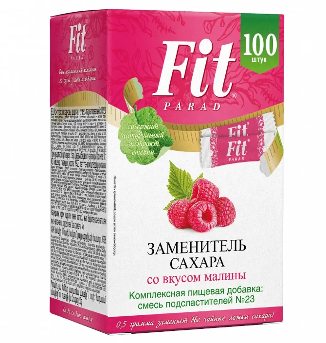 Сахарозаменитель Fit Parad №23 малина 100 стиков купить,NaN
