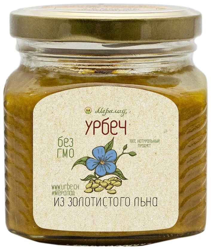 Урбеч Мералад из золотистого льна 230гр купить,NaN